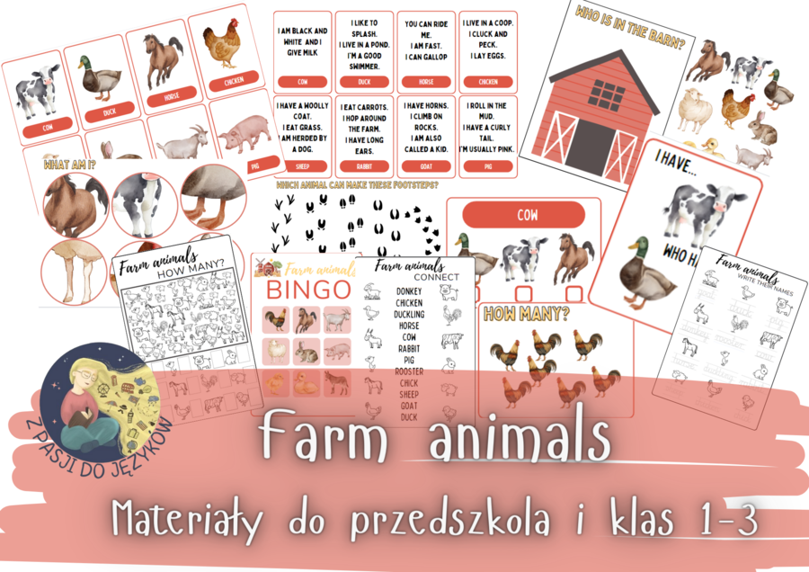 Farm animals - zwierzęta na farmie