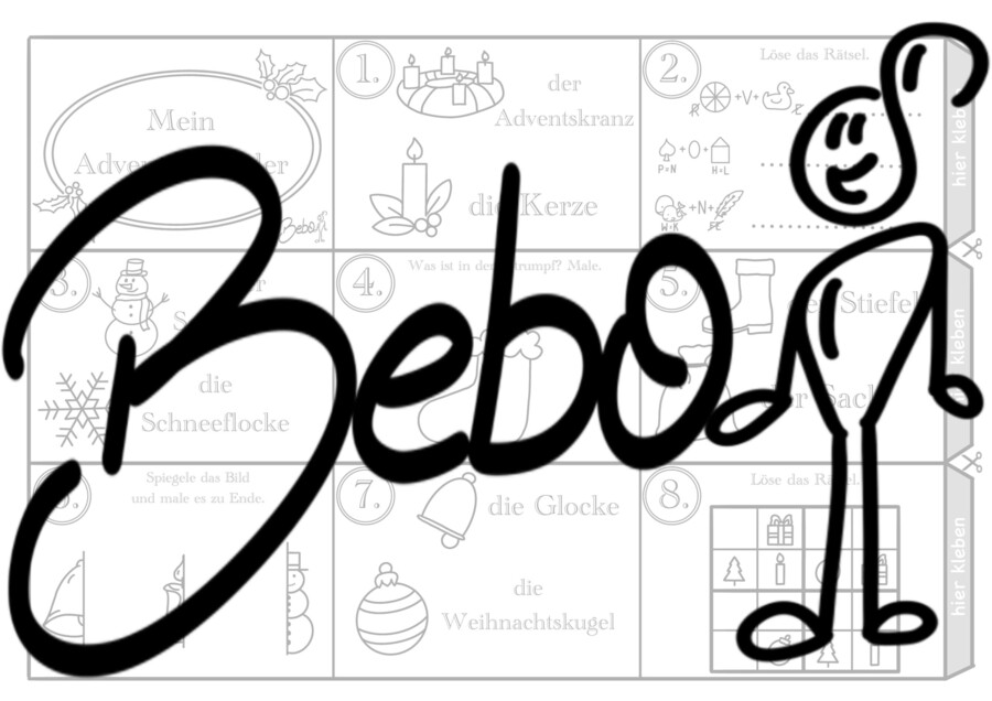 Adventskalender Leporello