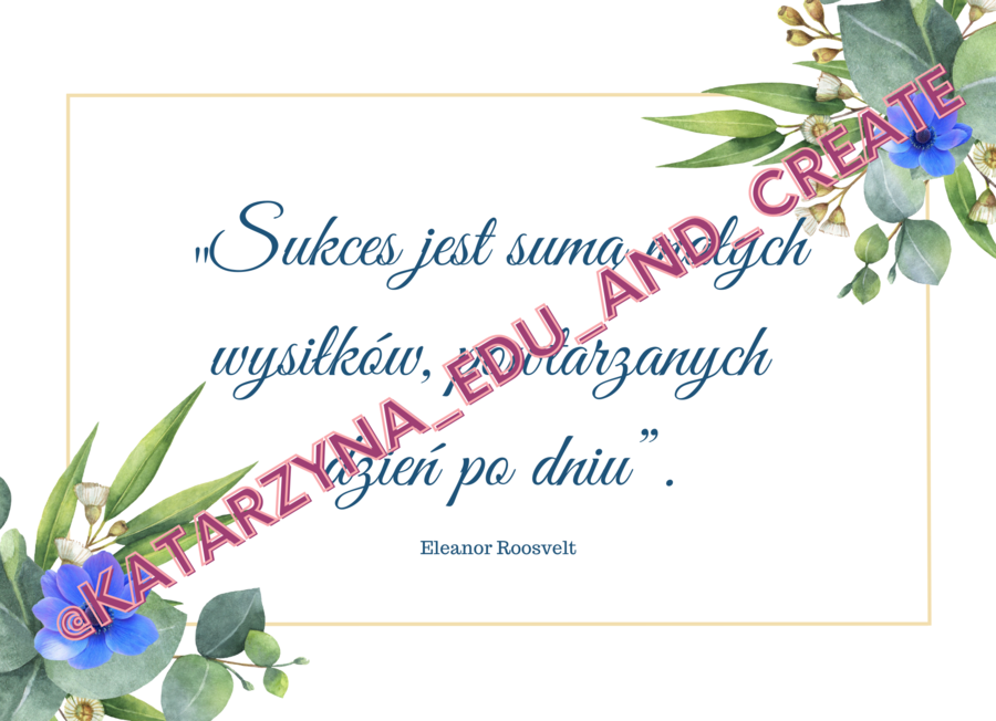 Plakaty-kupony z cytatami - koniec roku szkolnego