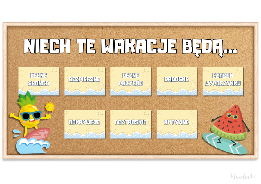 Niech te wakacje będą... – gazetka szkolna