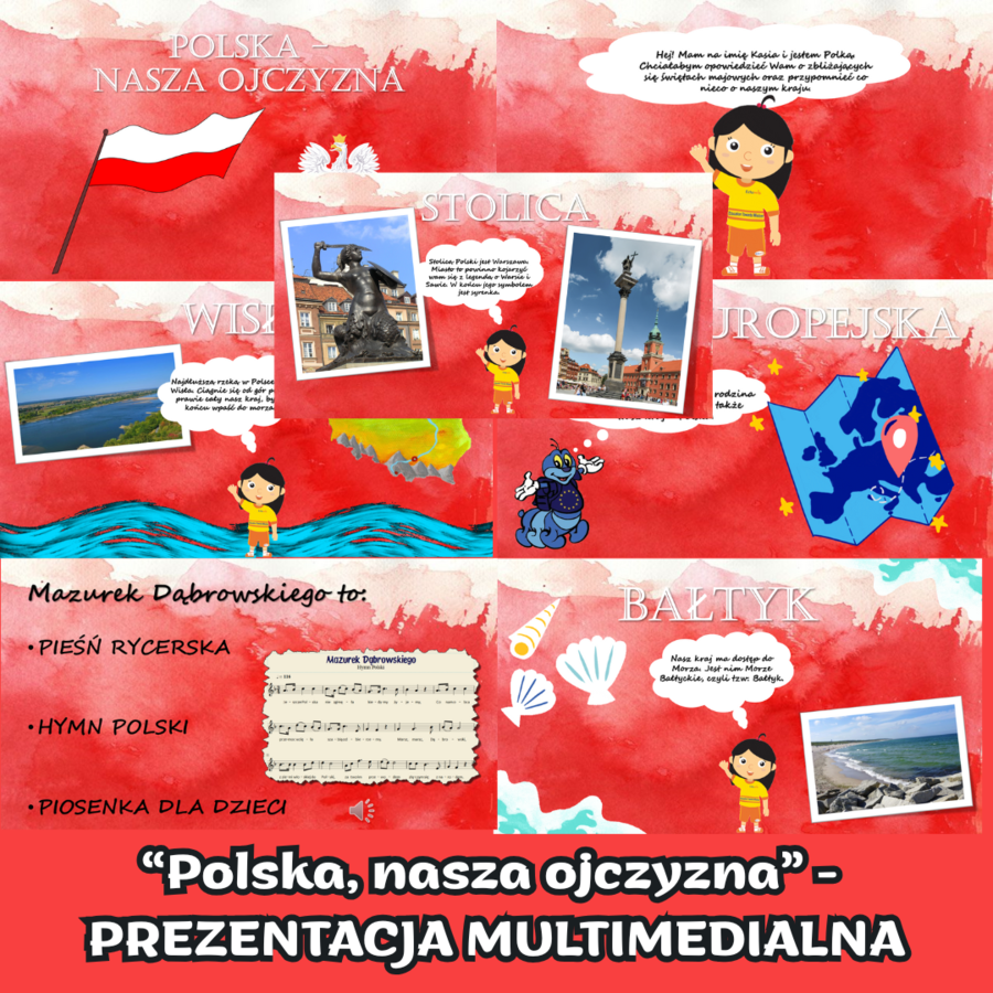 Prezentacja multimedialna - "Polska nasza ojczyzna" z głosem