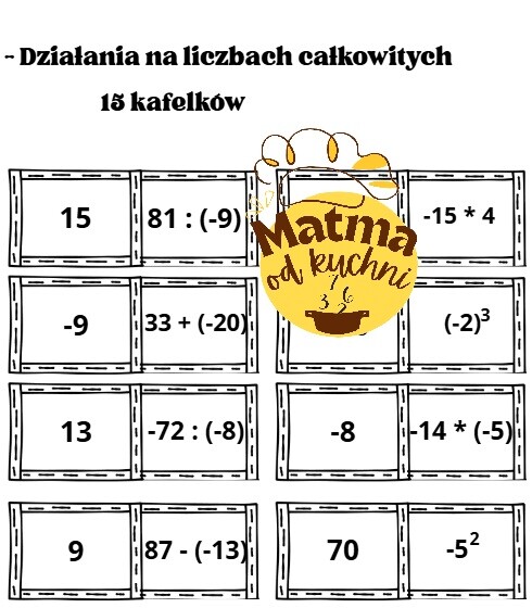 Liczby całkowite - wąż