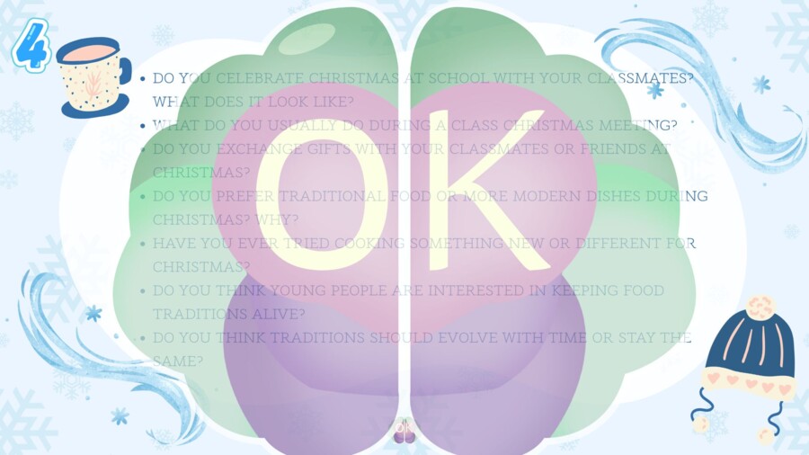 Matura Ustna 🎄 Winter & Christmas Speaking Practice – Matura Oral Exam Edition ☃️matura ustna, święta, Boże Narodzenie, zima, nowy rok, konwersacje, egzamin, speaking, opis obrazka, odgrywanie ról, argumentacja, A2–B2, przygotowanie do matury, zimowe lek