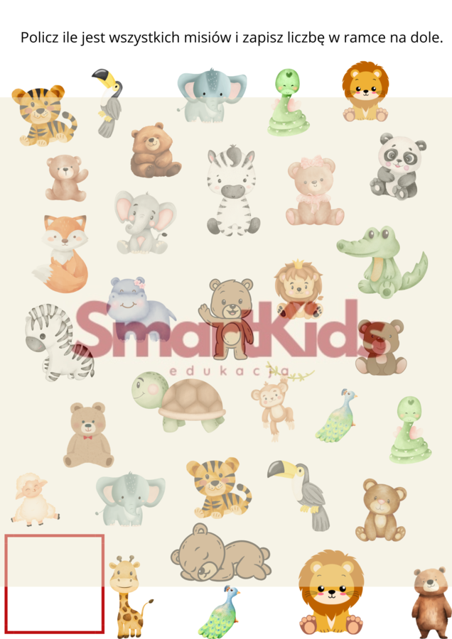 DZIEŃ PLUSZOWEGO MISIA-KARTY PRACY