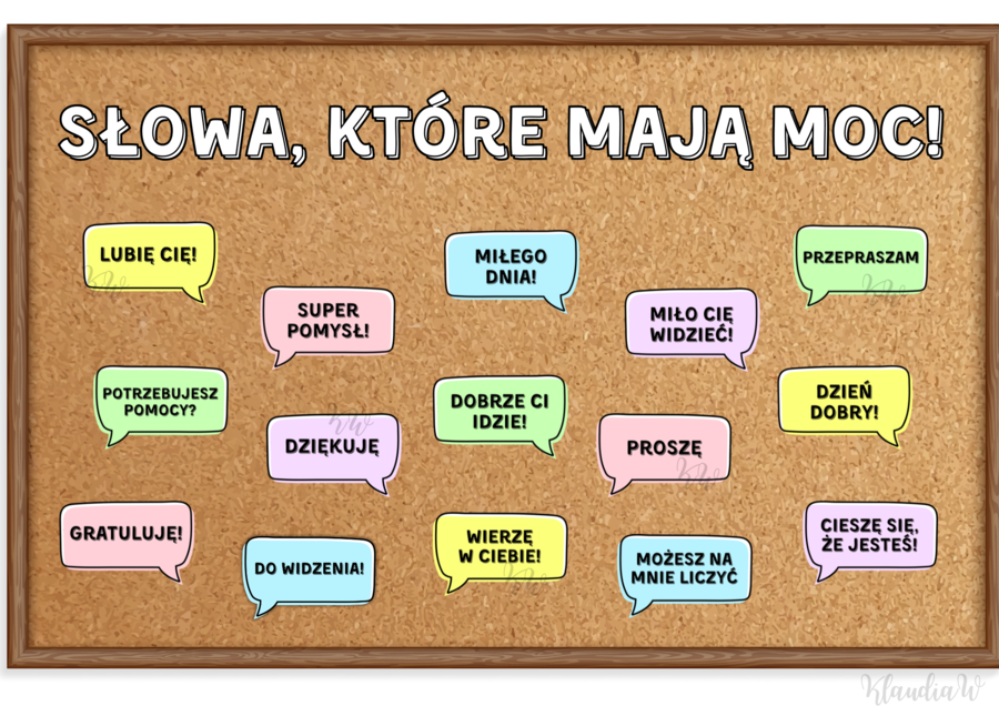 „Słowa, które mają moc!” - gazetka szkolna