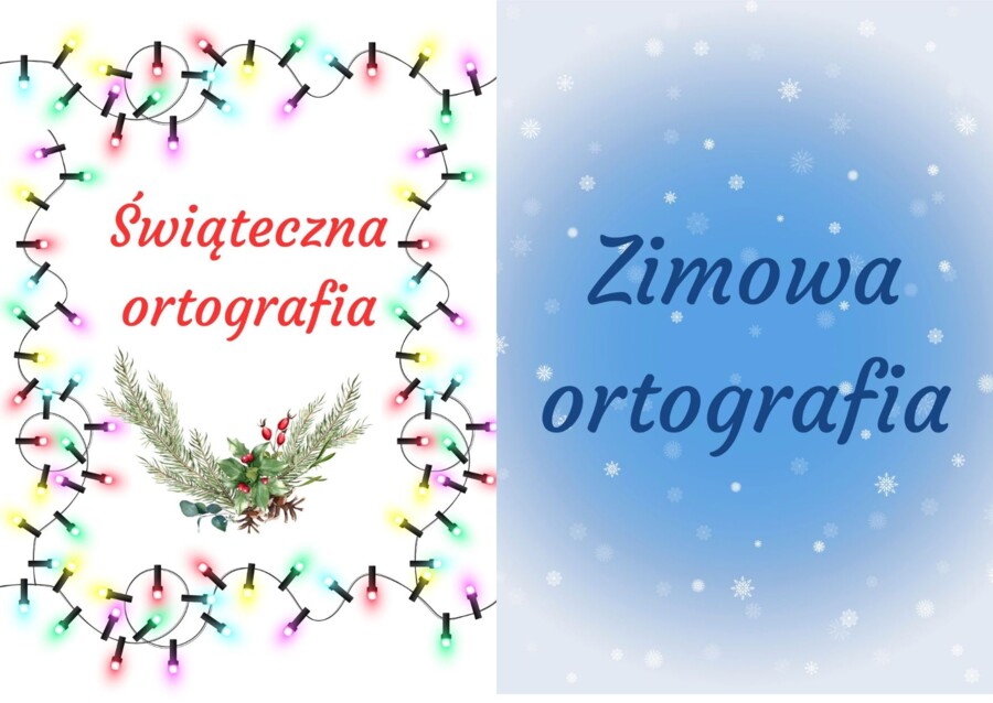 Zimowa i świąteczna ortografia. Ortograficzny kalendarz adwentowy