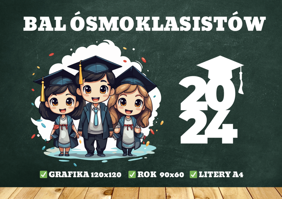 BAL ÓSMOKLASISTÓW - DEKORACJA XXL