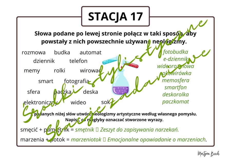 Środki stylistyczne - stacje zadaniowe