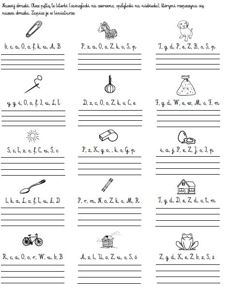 Zadania - alfabet