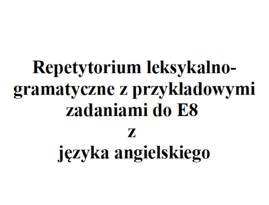 Repetytorium E8