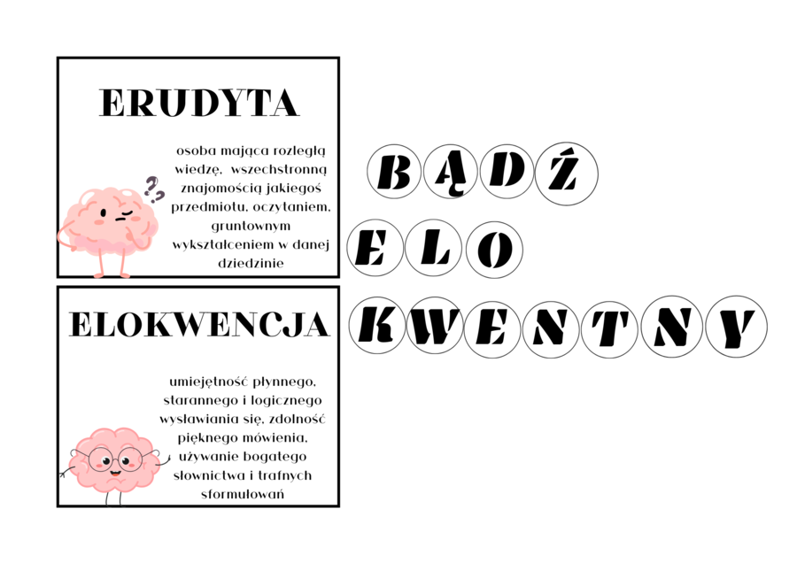 Gazetka ścienna - BĄDŹ ELOKWENTNY