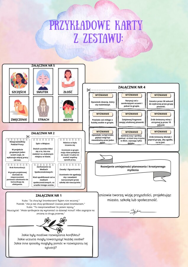 Rozwijające zadania dla młodzieży 4-8