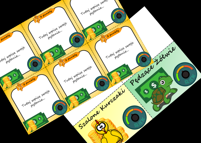 Gra powtórzeniowa - Szablon - Ryzyko - Stwórz własną Grę - z dowolnego przedmiotu