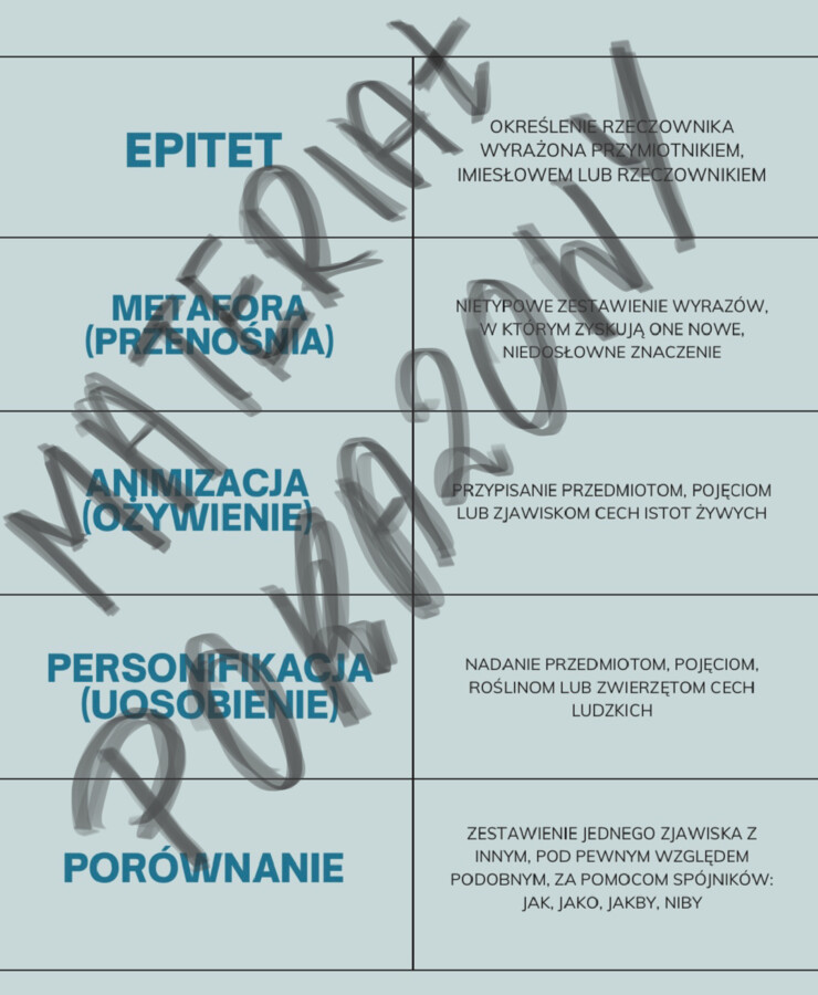 Środki stylistyczne