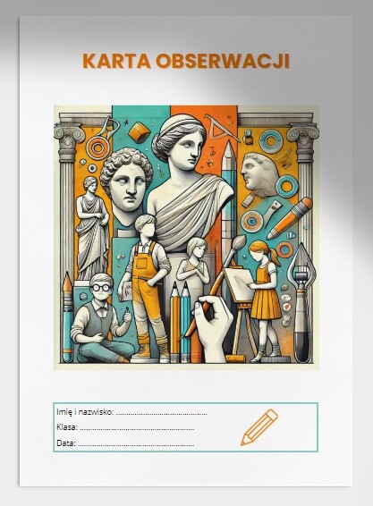 Karta obserwacji. Opis rzeźby