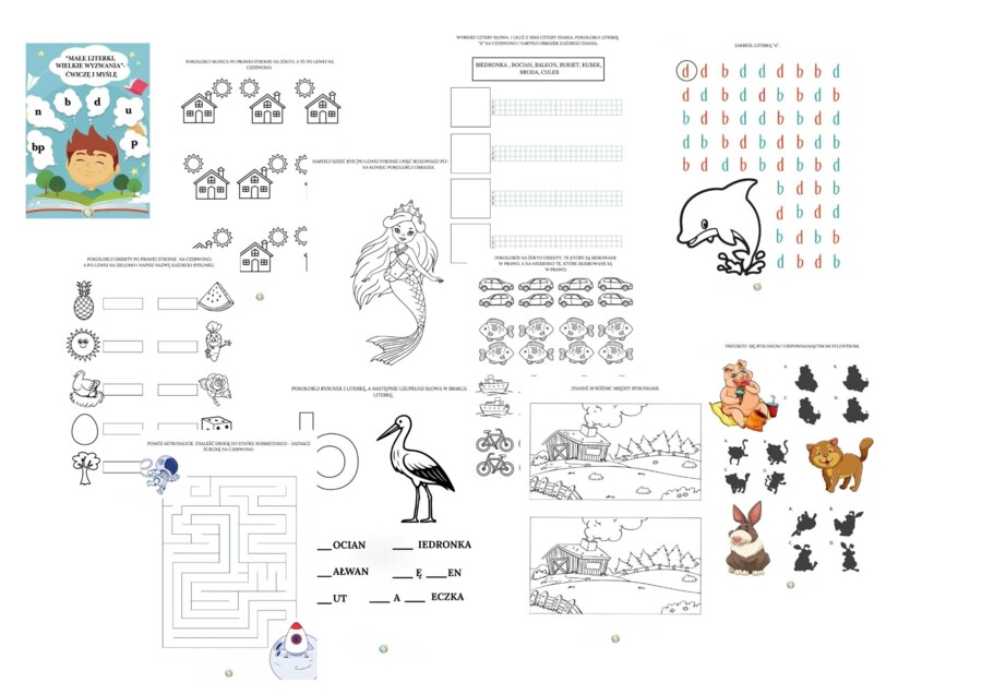 MAŁE LITERKI WIELKIE WYZWANIA -ĆWICZĘ I MYŚLĘ