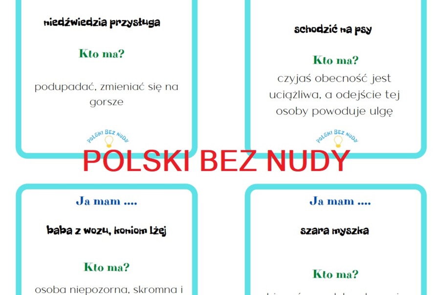 Ja mam kto ma - Zwierzęce frazeologizmy