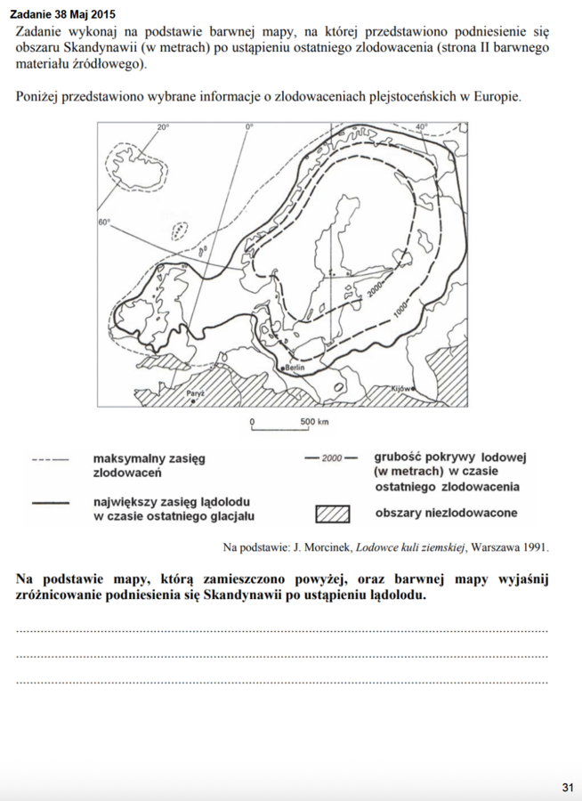 Zadania maturalne z geografii – Hydrosfera
