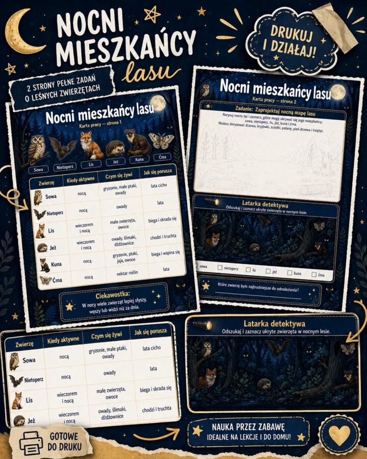 Nocni mieszkańcy lasu