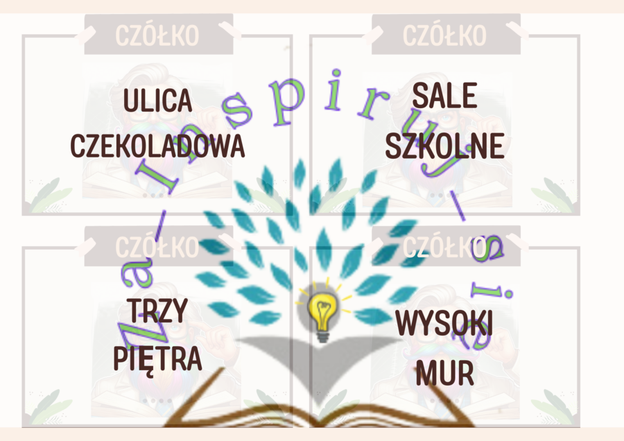 Akademia Pana Kleksa- gra Czółko - przygotowanie do opisu Akademii