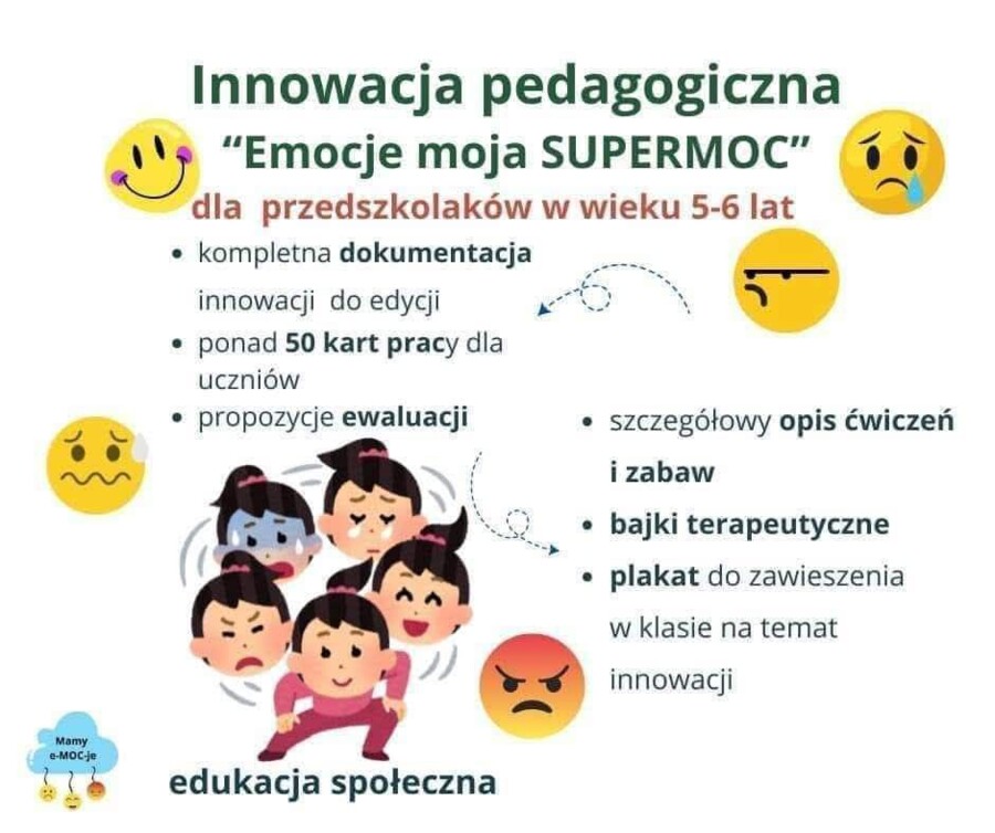 Emocje - moja supermoc - innowacja pedagogiczna dla przedszkola 5-6- latki