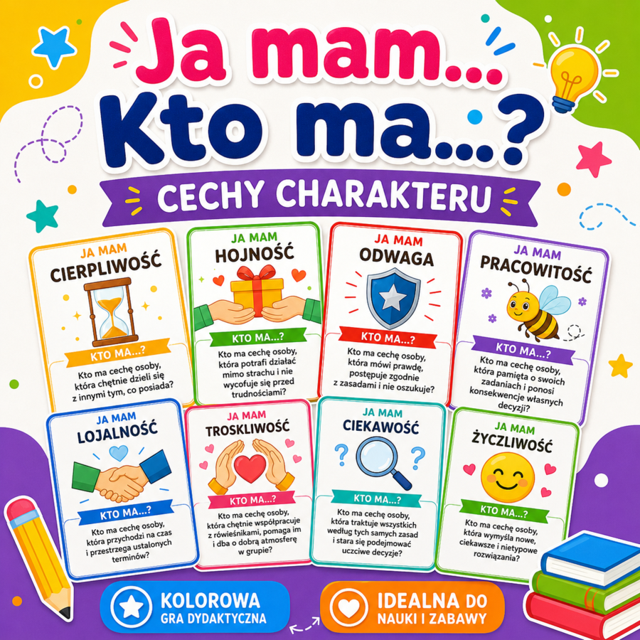 Ja mam… Kto ma…? – cechy charakteru