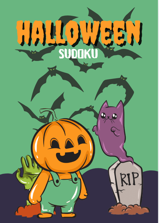 Halloweenowe Sudoku dla Młodszych Uczniów – Dwie Plansze Pełne Zabawy