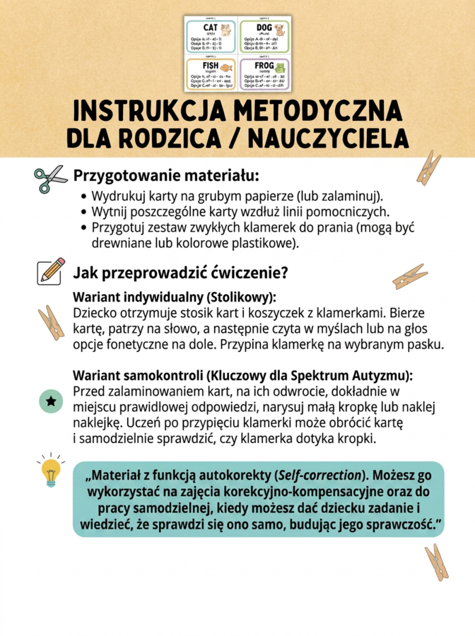SPELLING MASTER: Wielozmysłowy Pakiet do Nauki Alfabetu i Spellingu (ADHD, Spektrum, Dysleksja)