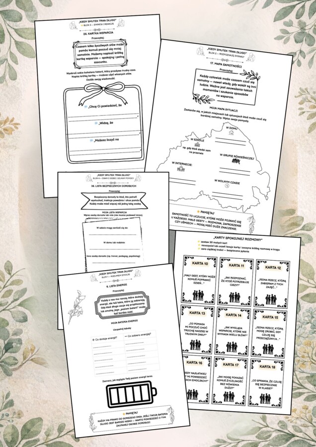 Ogólnopolski Dzień Walki z Depresją, Pakiet dla klas 4-8