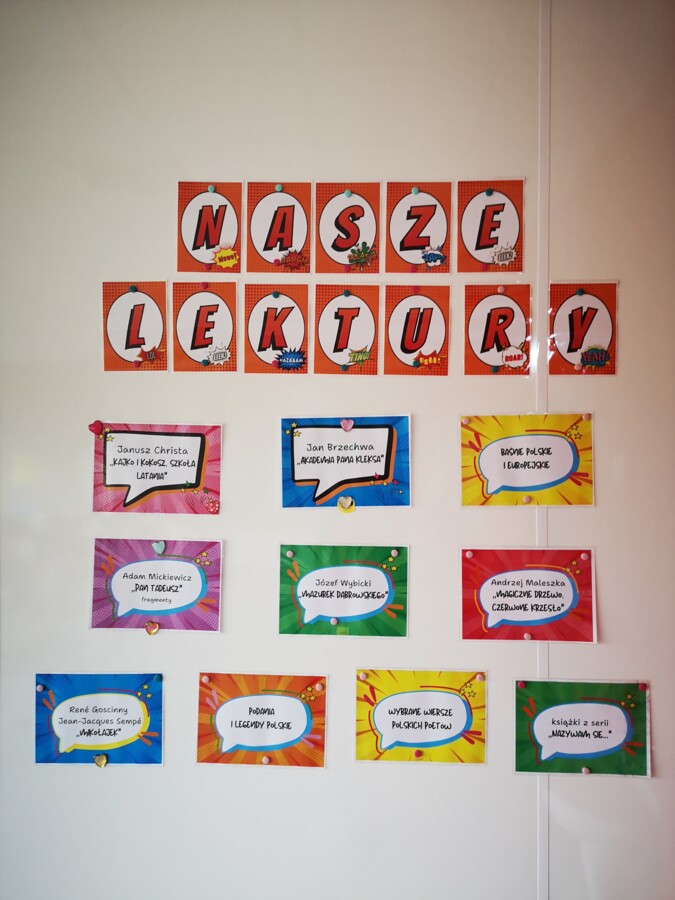 Lektury 4, 5, 6, 7, 8 // spis // wg nowej podstawy – GAZETKA // rozpoczęcie roku