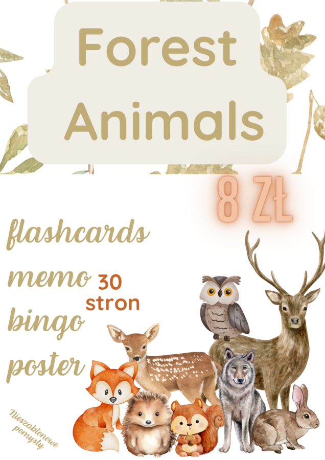 FOREST ANIMALS set