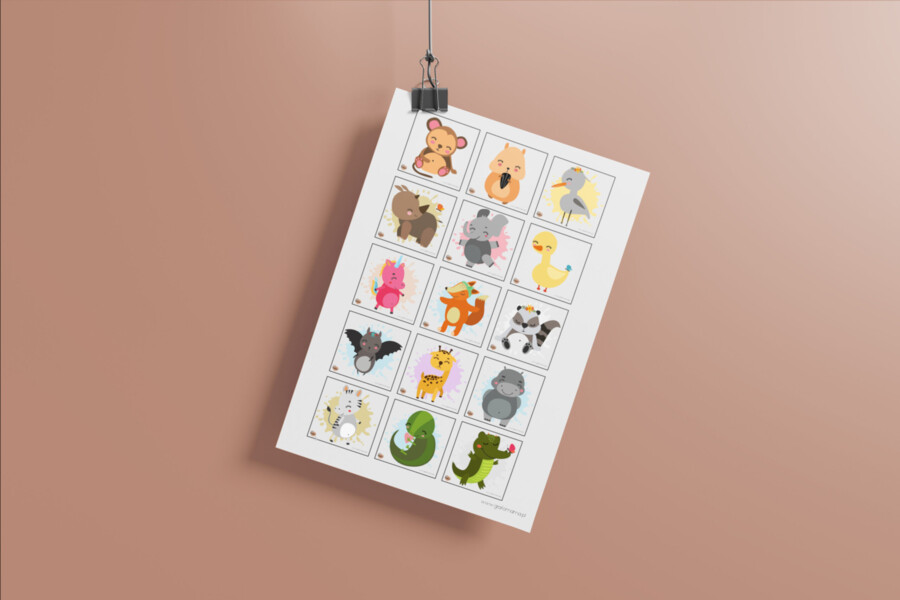 Znaczki Przedszkole Szatnia Sala