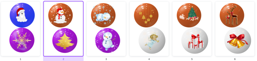 Dekoracje świąteczne do klasy - bombki do druku