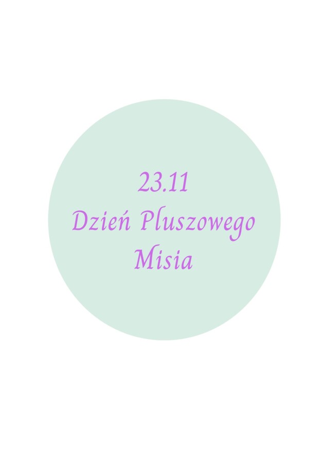 Dzień Pluszowego Misia
