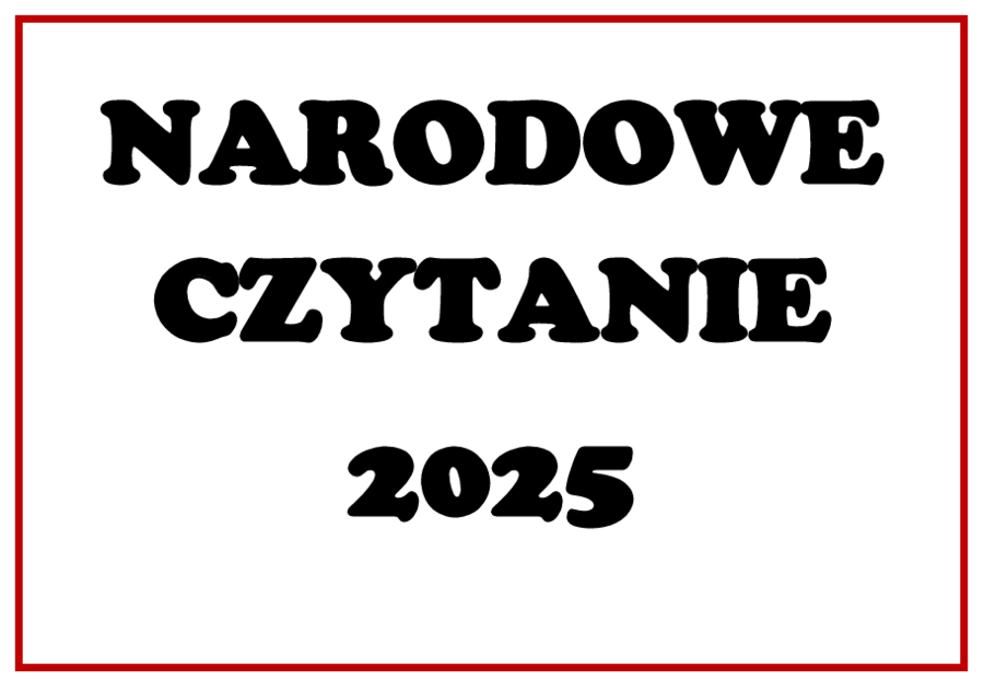 NARODOWE CZYTANIE 2025 - GAZETKA