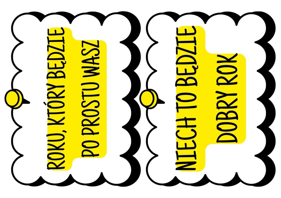 WITAJCIE W 2026 ROKU - gazetka motywacyjna