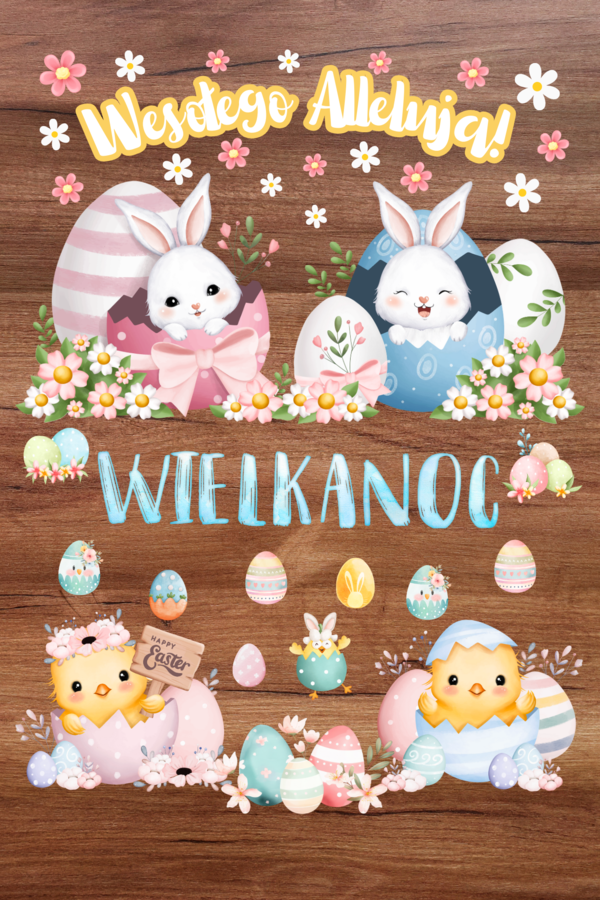 🐰 PAKIET DEKORACJI WIELKANOCNYCH W SUPER CENIE 🐰