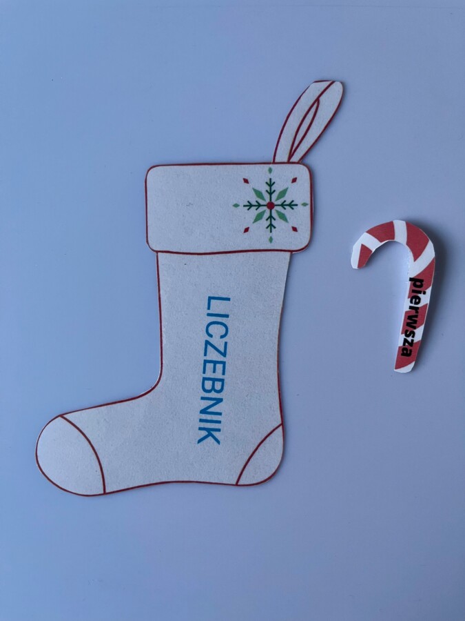 Części mowy - Boże Narodzenie - choinki - święta