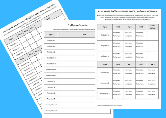 Dzień Kropki - Trójkąty i Czworokąty - Math and Art Projekt dla każdej grupy wiekowej