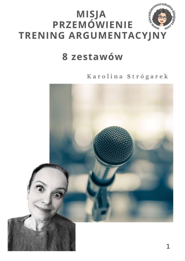 MISJA  PRZEMÓWIENIE TRENING ARGUMENTACYJNY  8 zestawów