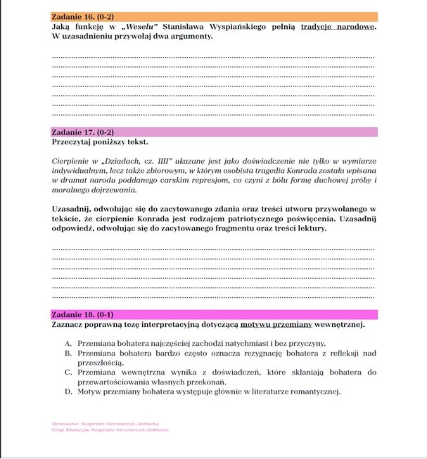 77 motywów do matury