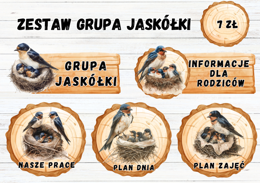 ZESTAW GRUPOWY GRUPA JASKÓŁKI