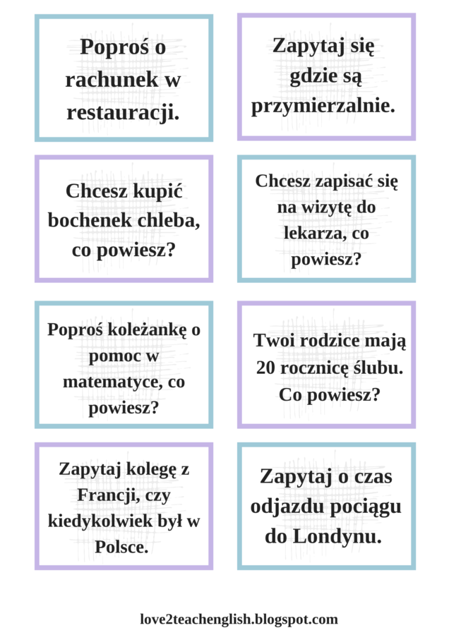 REAKCJE & FUNKCJE JĘZYKOWE - EGZAMIN ÓSMOKLASISTY