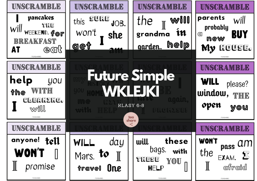 Future Simple - wklejki