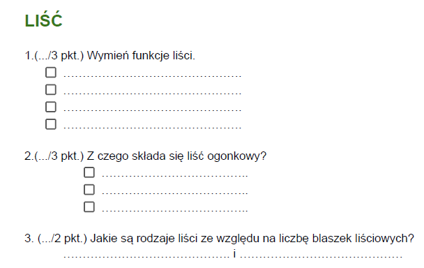 liść