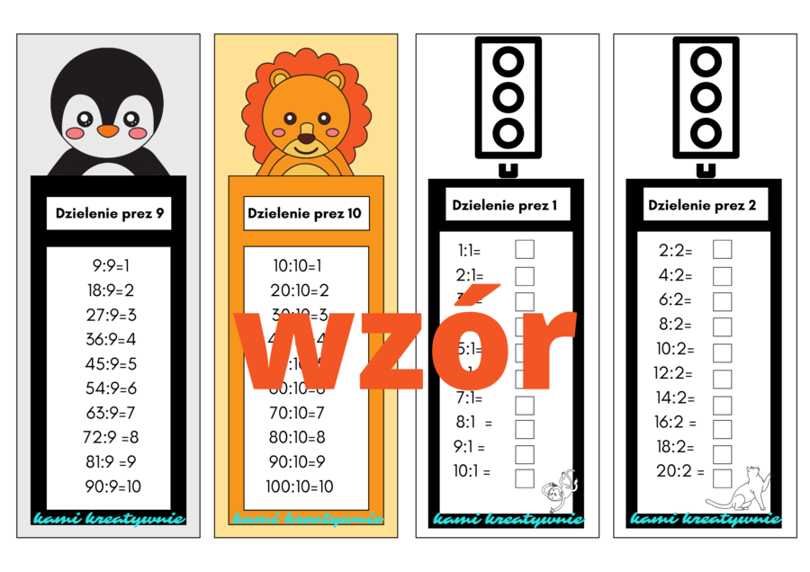 Dzielenie - wklejki