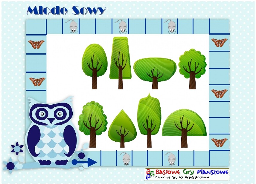 Młode sowy – Gra planszowa