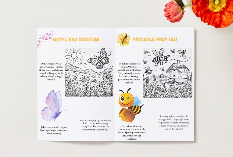 Kolorowanki ekologiczne. Zwierzęta. Rośliny. Środowisko naturalne.