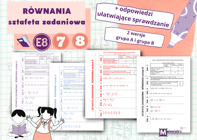 Sztafeta zadaniowa - RÓWNANIA