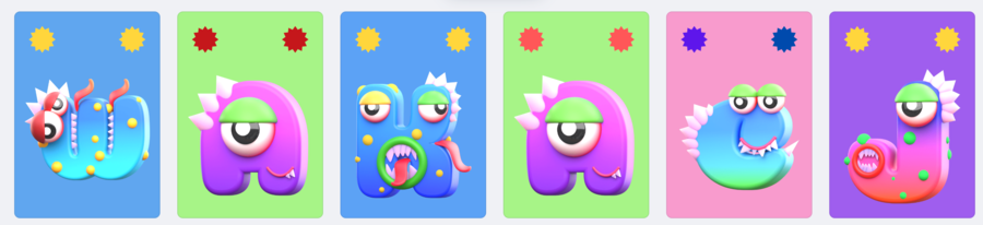 Girlanda „WAKACJE” – kolorowe literki z uroczymi potworkami!